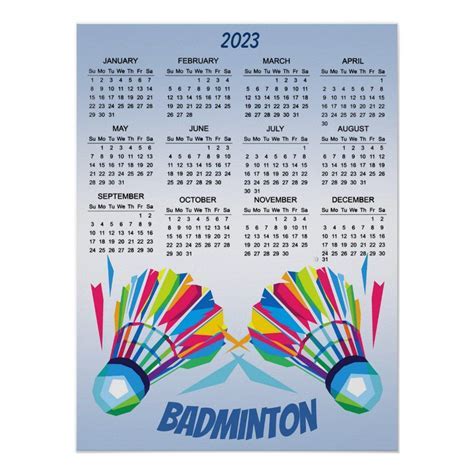 Badminton ICS Calendar Image