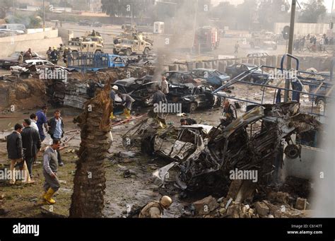 Destruction in Baghdad in 2004