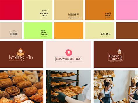 Bakery Branding Color Palettes