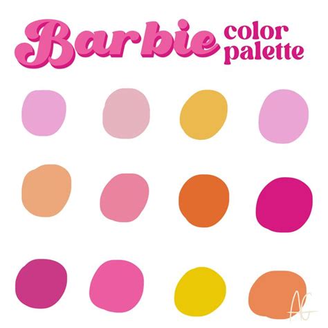 Barbie Color Palette Inspiration