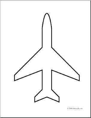 Basic shape of an airplane