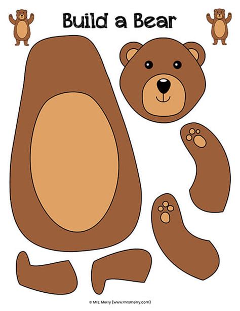 Ideas for bear printable crafts for all ages