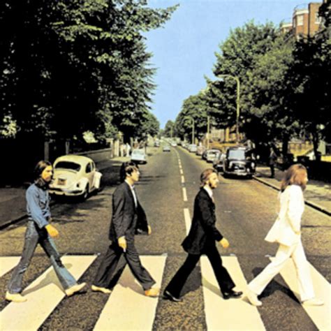 The Beatles' Abbey Road album cover