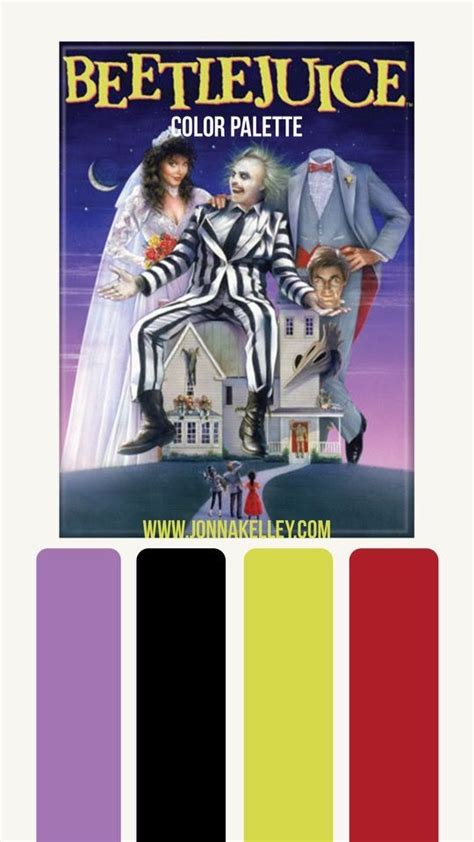 Beetlejuice color palette