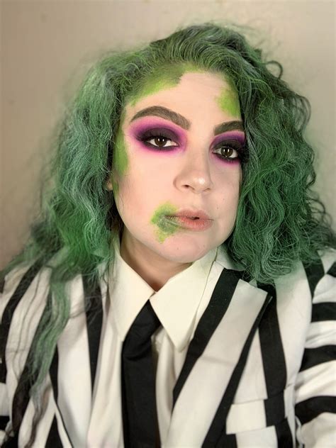 Beetlejuice Makeup Look