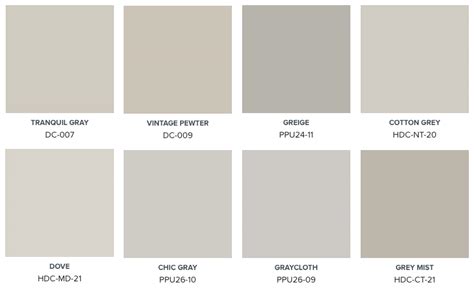 Behr Greige Warm Color Palette Ideas And Inspiration