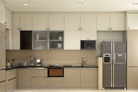 Beige kitchen design