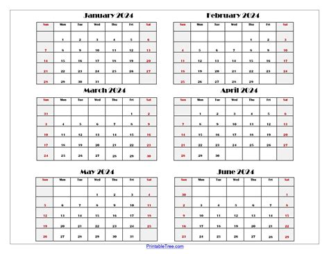 Benefits of 6 Month Calendar Template