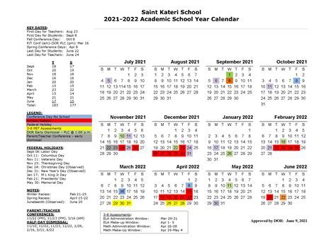 Benefits of an Academic Calendar