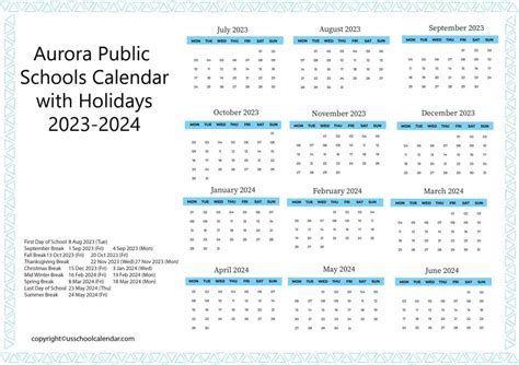 Benefits of the Aurora Public Schools Calendar