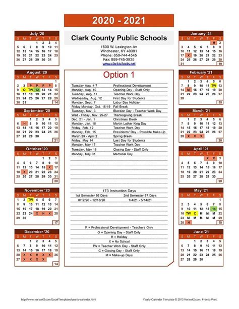 Benefits of Clark County Schools Calendar