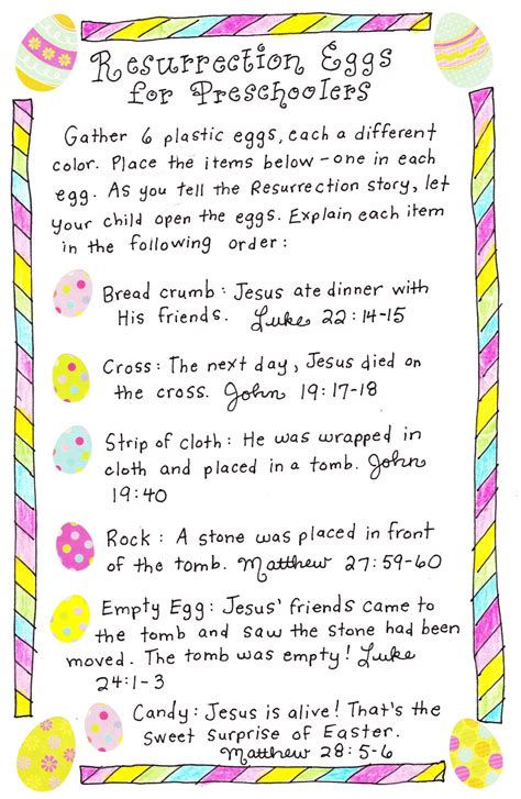 Benefits of Easter Eggs Printables