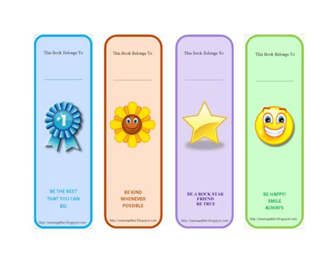 Benefits of Free Bookmarks Printable