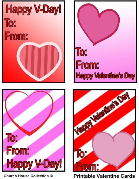 Benefits of Free Printable Valentine's Cards