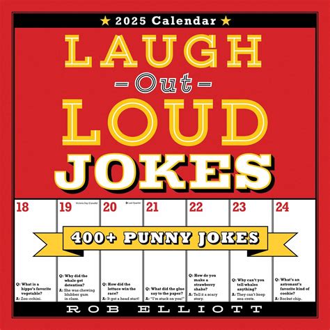 Benefits of funny calendar jokes