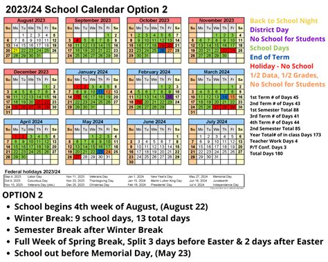 Benefits of Hanover Schools Calendar 2024