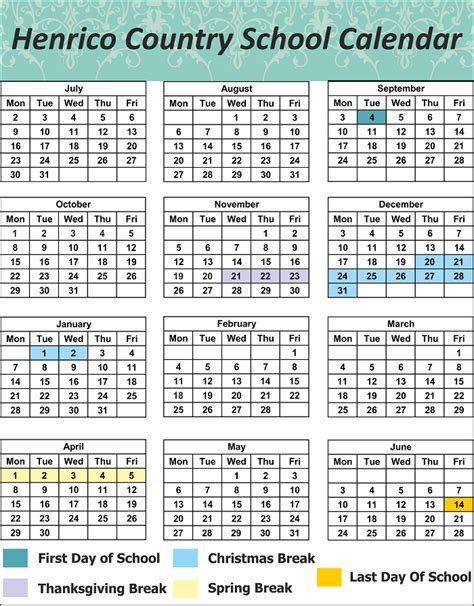 Benefits of Henrico County Schools Calendar