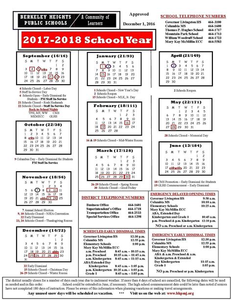 Benefits of the Hillsborough Schools Day Off Calendar