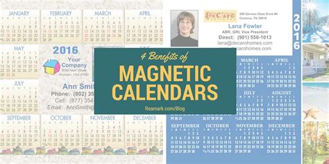 Benefits of Magnet Calendars