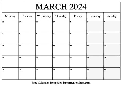 Benefits of March Calendars Image