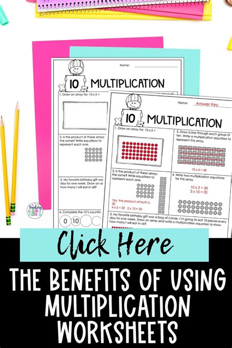 Benefits of Multiplication Worksheets