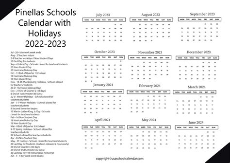 Benefits of Pinellas Schools Calendar