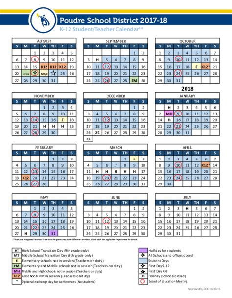 Benefits of Poudre School District Calendar