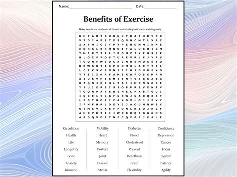 Benefits of Printable Search Word Templates