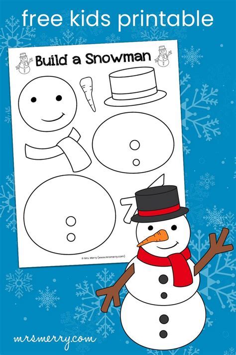 Educational benefits of snowman printables