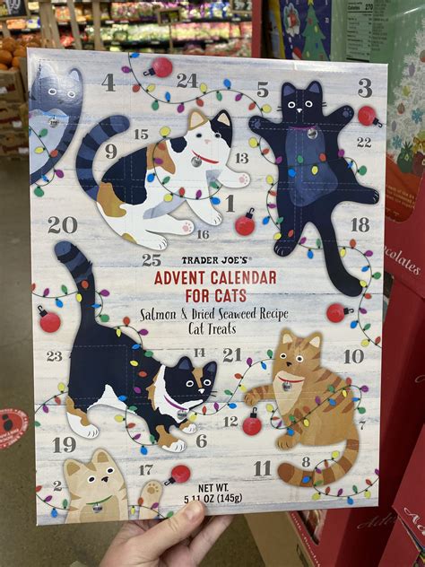 Benefits of Trader Joe's cat calendar