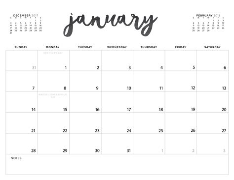 Benefits of Free Calendar Printable