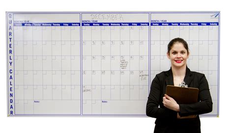 Benefits of using a large whiteboard calendar