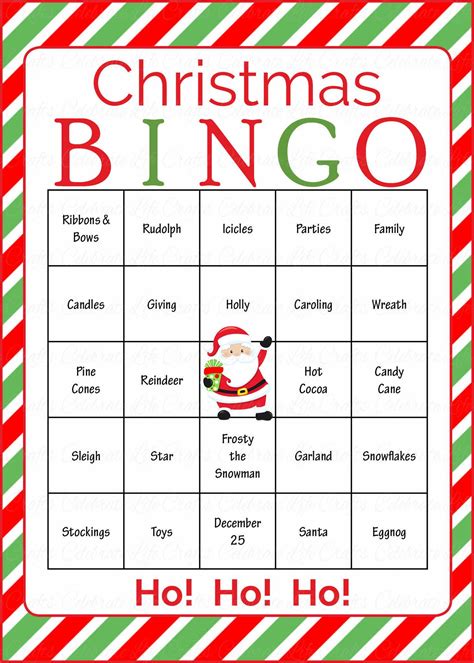 Benefits of Using Christmas Bingo Printables