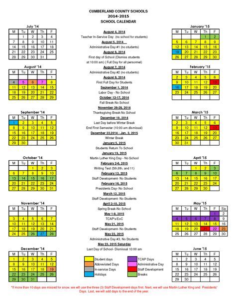 Benefits of Using Cumberland County NC Schools Calendar