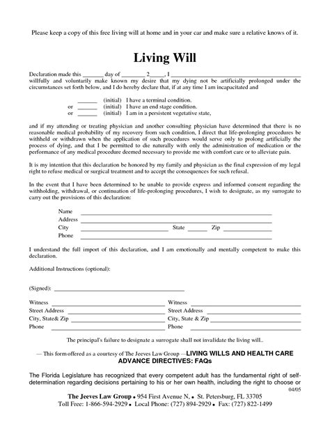 Benefits of using free printable will forms