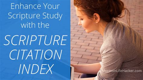 Benefits of Using Scripture Citation Indexes