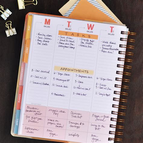 Benefits of incorporating weekly planners into daily routine