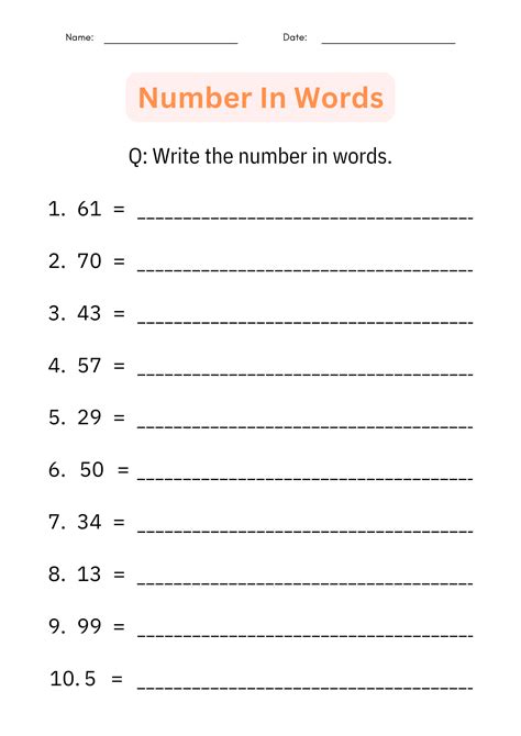 Benefits of Writing Numbers in Words