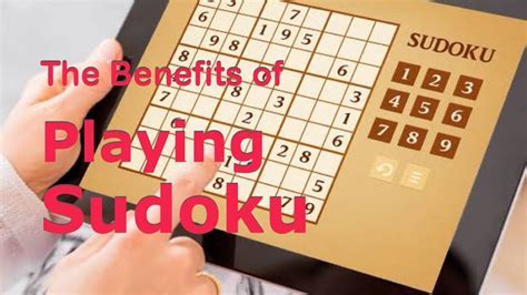 Benefits of Sudoku Puzzles