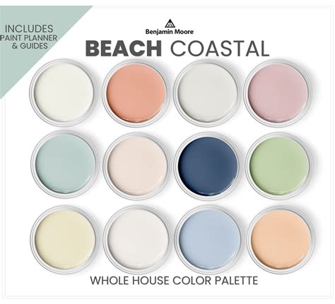 Benjamin Moore Coastal Cool Palette