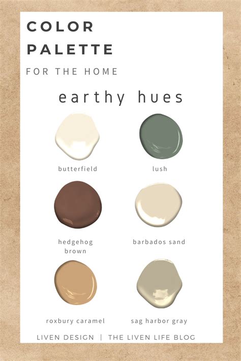 Benjamin Moore Natural Hues Palette