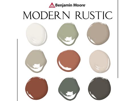 Benjamin Moore Rustic Charm Palette