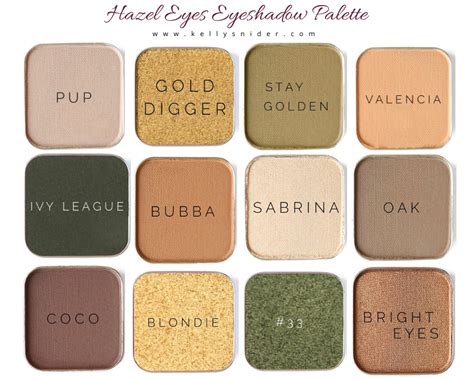 Best Eyeshadow Palettes for Hazel Eyes