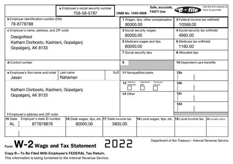 Best practices for W2 form