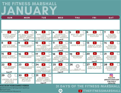 Best Practices Marshall Calendar