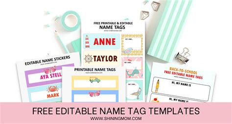 Best Practices for Using Printable Name Tags Templates