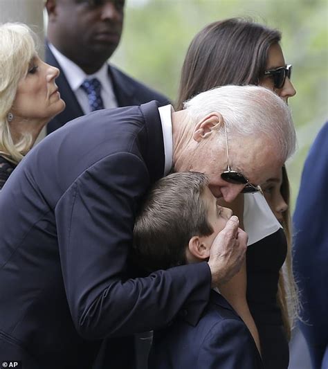 Biden Touching a Child's Shoulder