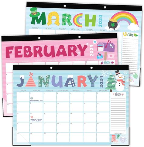 Big desk calendar organizer for events