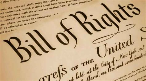 Bill of Rights Document