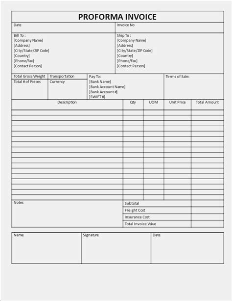 Bill Templates Disadvantages Example